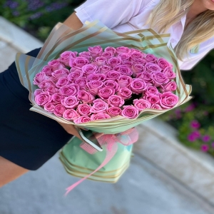  Kemer Çiçekçiler - 101 Adet Pembe Gül