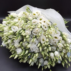  Kemer Çiçek Gönder - 51 Dal Lisyantus Buketi