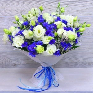  Kemer Çiçek Gönder - Şık Beyaz Lisyantus Buketi