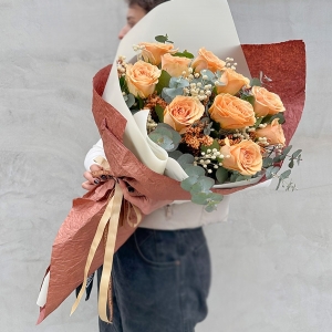  Kemer Çiçek Gönder - 11 Adet Cappucino Gül 